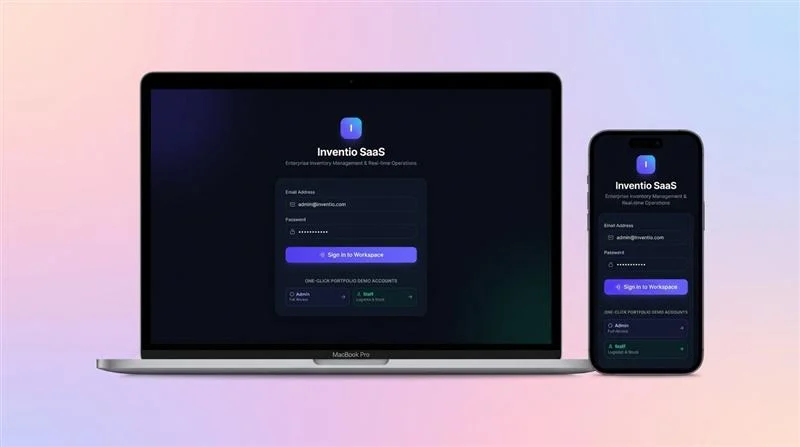 Inventio Inventory System Mockup